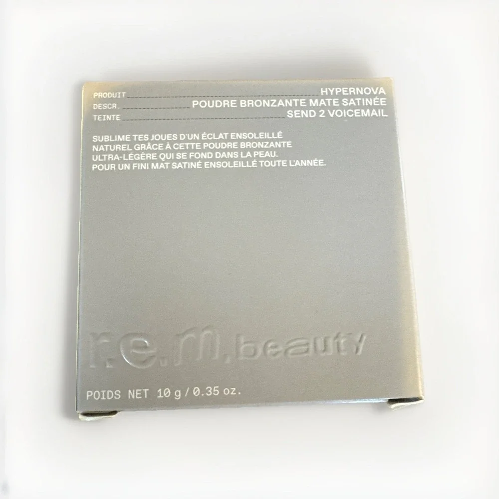 R.E.M. Beauty Hypernova Satin Matte‎ Bronzer - Send 2 Voicemail - NWOB 0.35oz